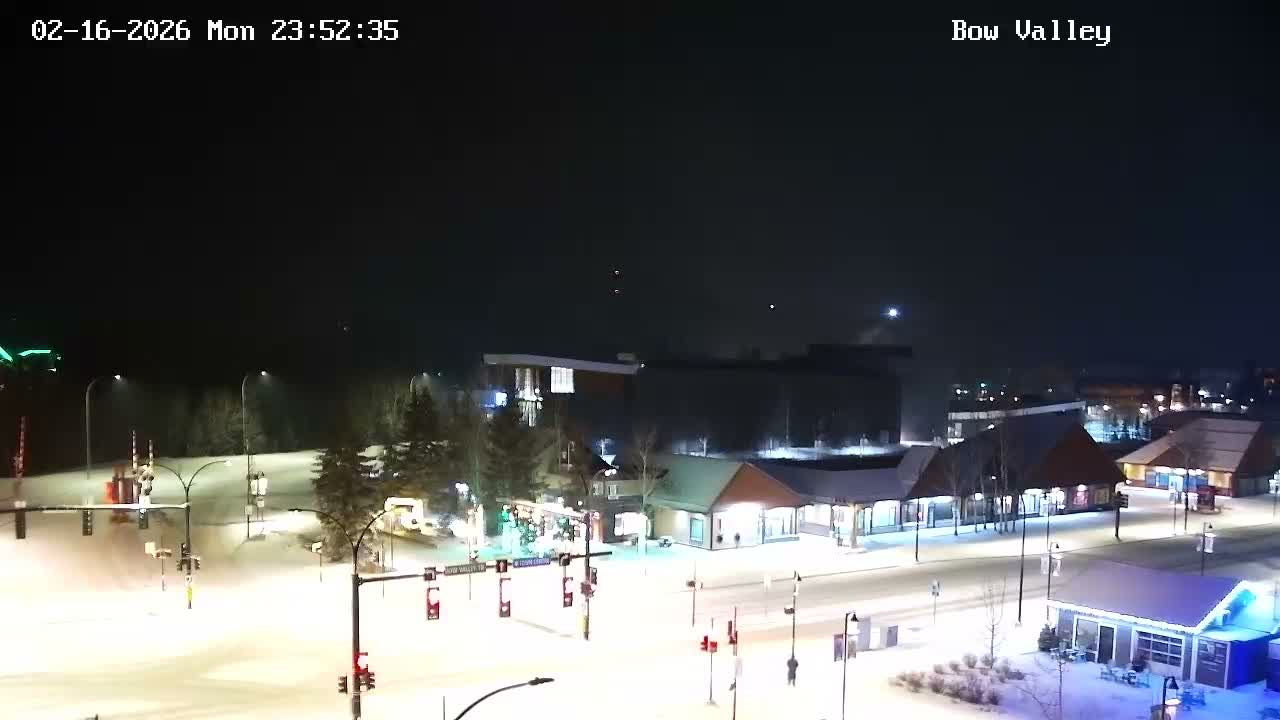 Canmore, Mount Rundle & Bow Valley Junction View Live Cam - Canmore, Alberta's Rockies, Alberta, Canada