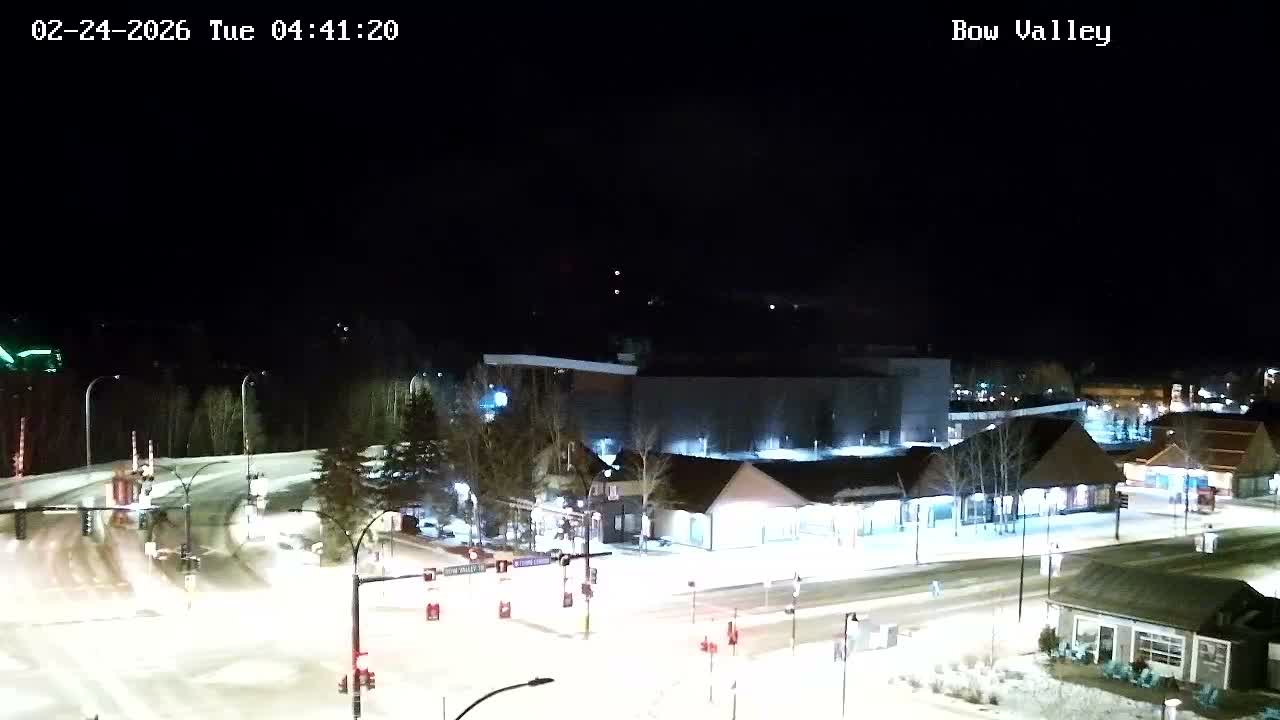 Canmore, Mount Rundle & Bow Valley Junction View Live Cam - Canmore, Alberta's Rockies, Alberta, Canada