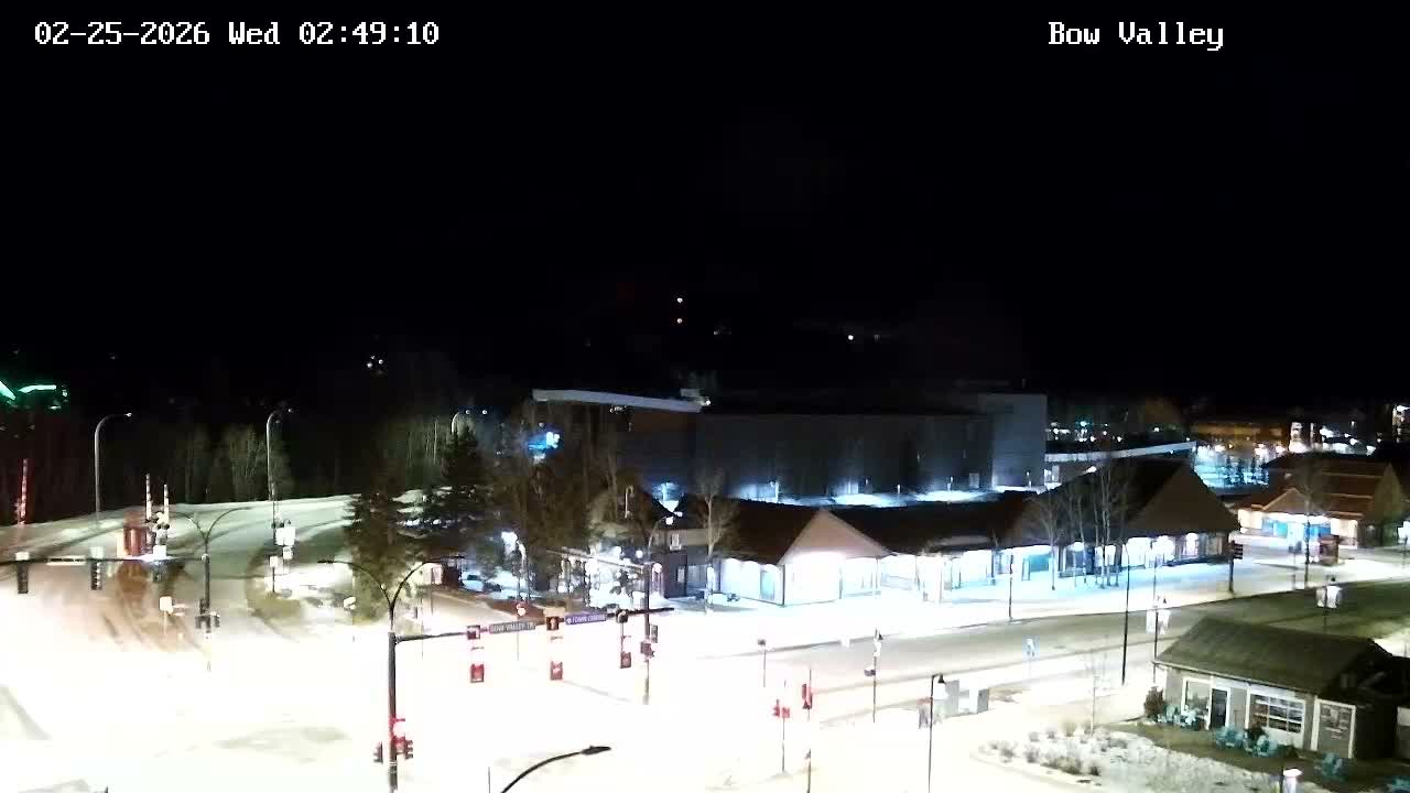 Canmore, Mount Rundle & Bow Valley Junction View Live Cam - Canmore, Alberta's Rockies, Alberta, Canada