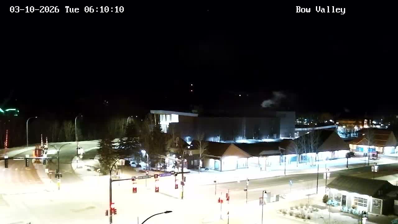 Canmore, Mount Rundle & Bow Valley Junction View Live Cam - Canmore, Alberta's Rockies, Alberta, Canada