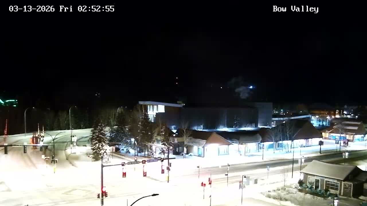 Canmore, Mount Rundle & Bow Valley Junction View Live Cam - Canmore, Alberta's Rockies, Alberta, Canada