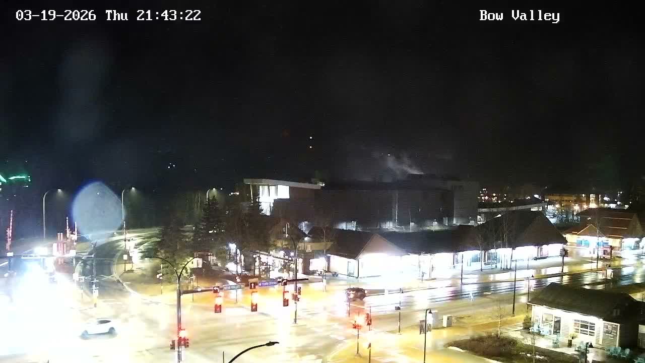 Canmore, Mount Rundle & Bow Valley Junction View Live Cam - Canmore, Alberta's Rockies, Alberta, Canada