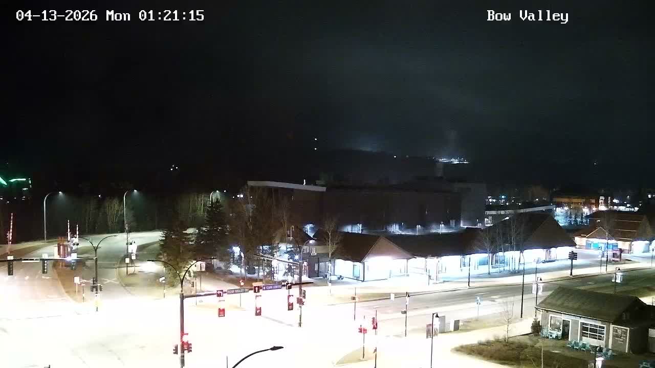 Canmore, Mount Rundle & Bow Valley Junction View Live Cam - Canmore, Alberta's Rockies, Alberta, Canada