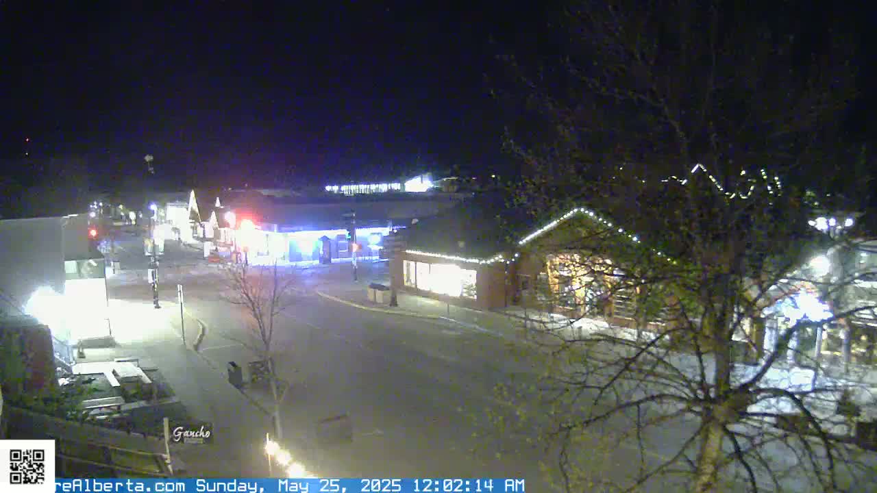 Canmore 6 th Avenue Intersection City Main St. Live Cam - Canmore, Alberta's Rockies, Alberta, Canada