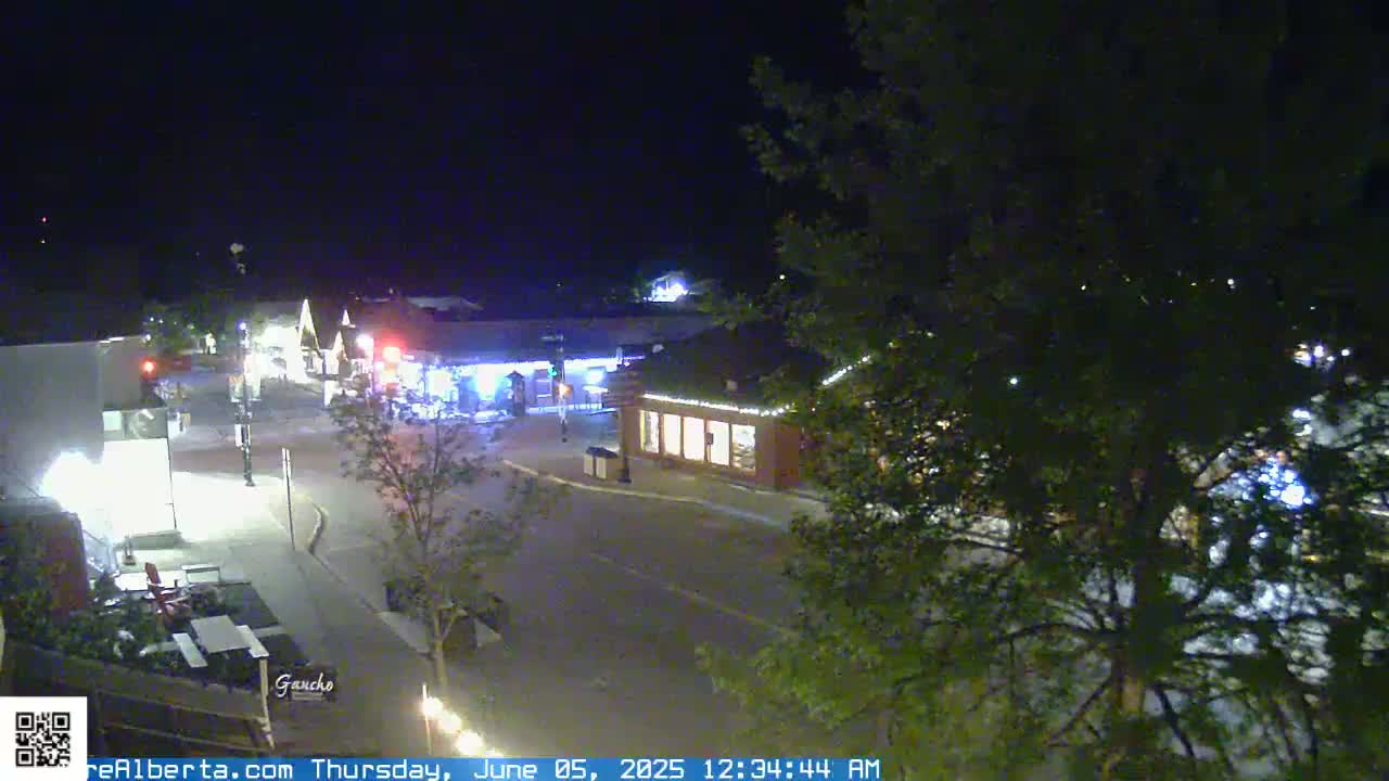 Canmore 6 th Avenue Intersection City Main St. Live Cam - Canmore, Alberta's Rockies, Alberta, Canada