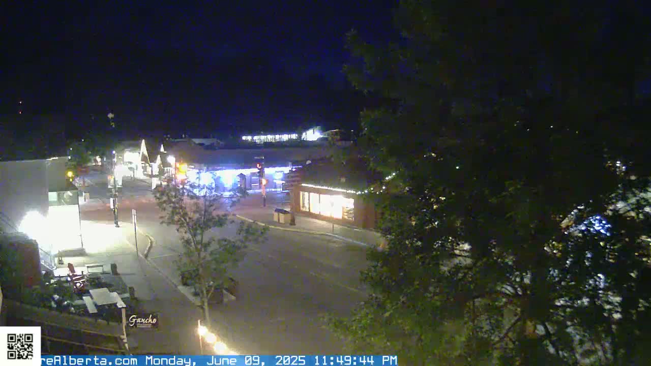 Canmore 6 th Avenue Intersection City Main St. Live Cam - Canmore, Alberta's Rockies, Alberta, Canada