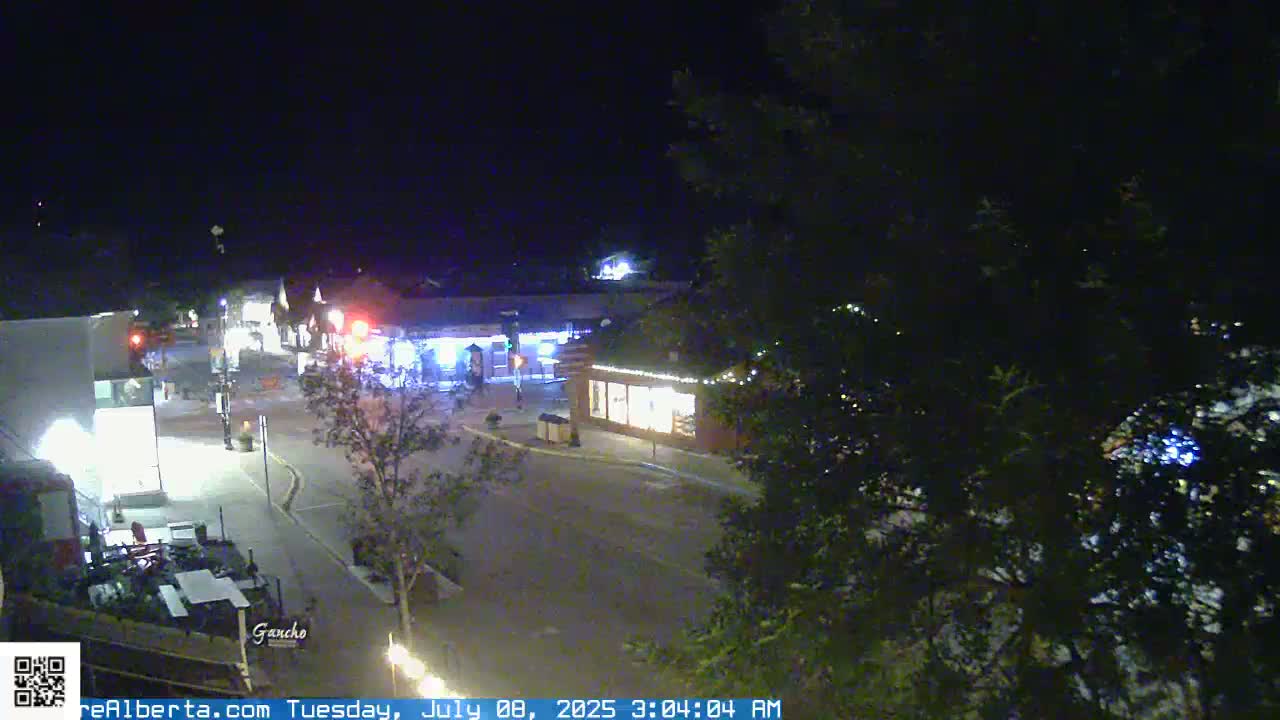 Canmore 6 th Avenue Intersection City Main St. Live Cam - Canmore, Alberta's Rockies, Alberta, Canada