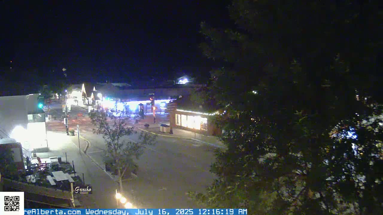 Canmore 6 th Avenue Intersection City Main St. Live Cam - Canmore, Alberta's Rockies, Alberta, Canada