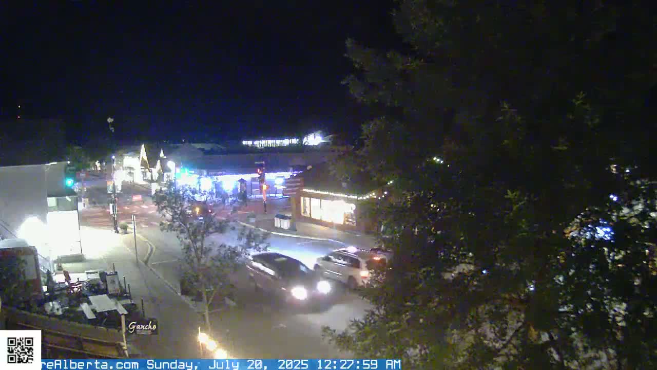 Canmore 6 th Avenue Intersection City Main St. Live Cam - Canmore, Alberta's Rockies, Alberta, Canada