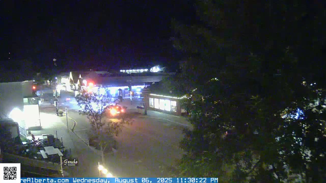 Canmore 6 th Avenue Intersection City Main St. Live Cam - Canmore, Alberta's Rockies, Alberta, Canada