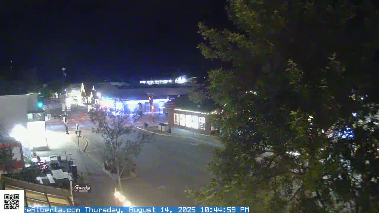 Canmore 6 th Avenue Intersection City Main St. Live Cam - Canmore, Alberta's Rockies, Alberta, Canada