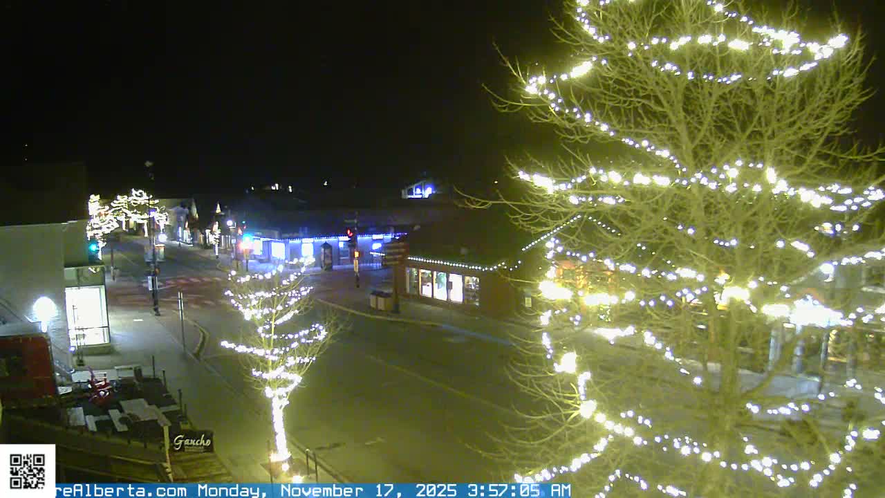 Canmore 6 th Avenue Intersection City Main St. Live Cam - Canmore, Alberta's Rockies, Alberta, Canada