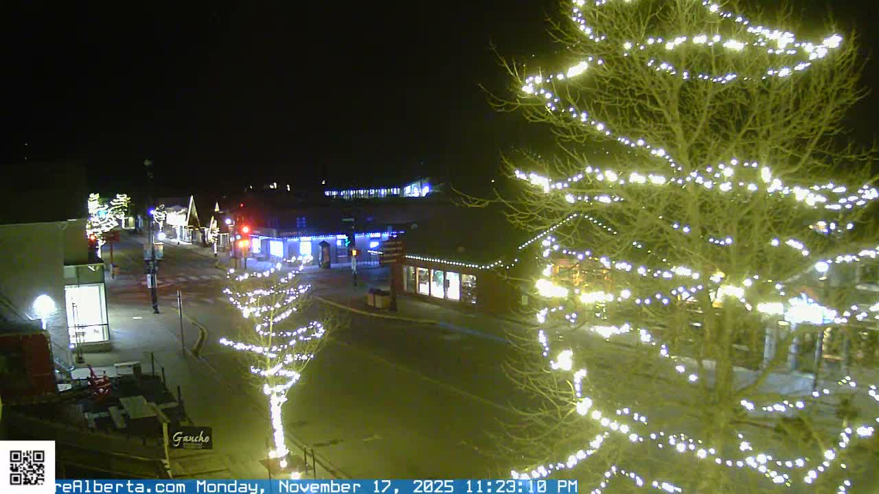 Canmore 6 th Avenue Intersection City Main St. Live Cam - Canmore, Alberta's Rockies, Alberta, Canada