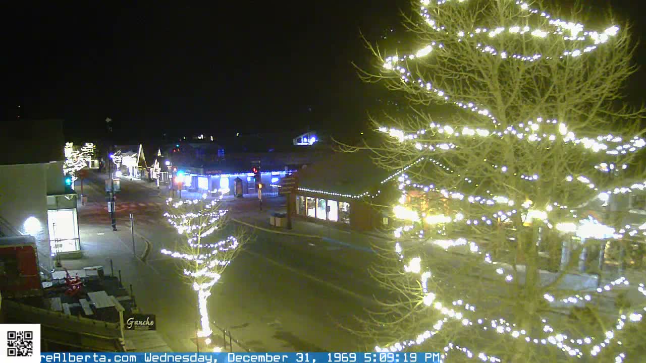 Canmore 6 th Avenue Intersection City Main St. Live Cam - Canmore, Alberta's Rockies, Alberta, Canada