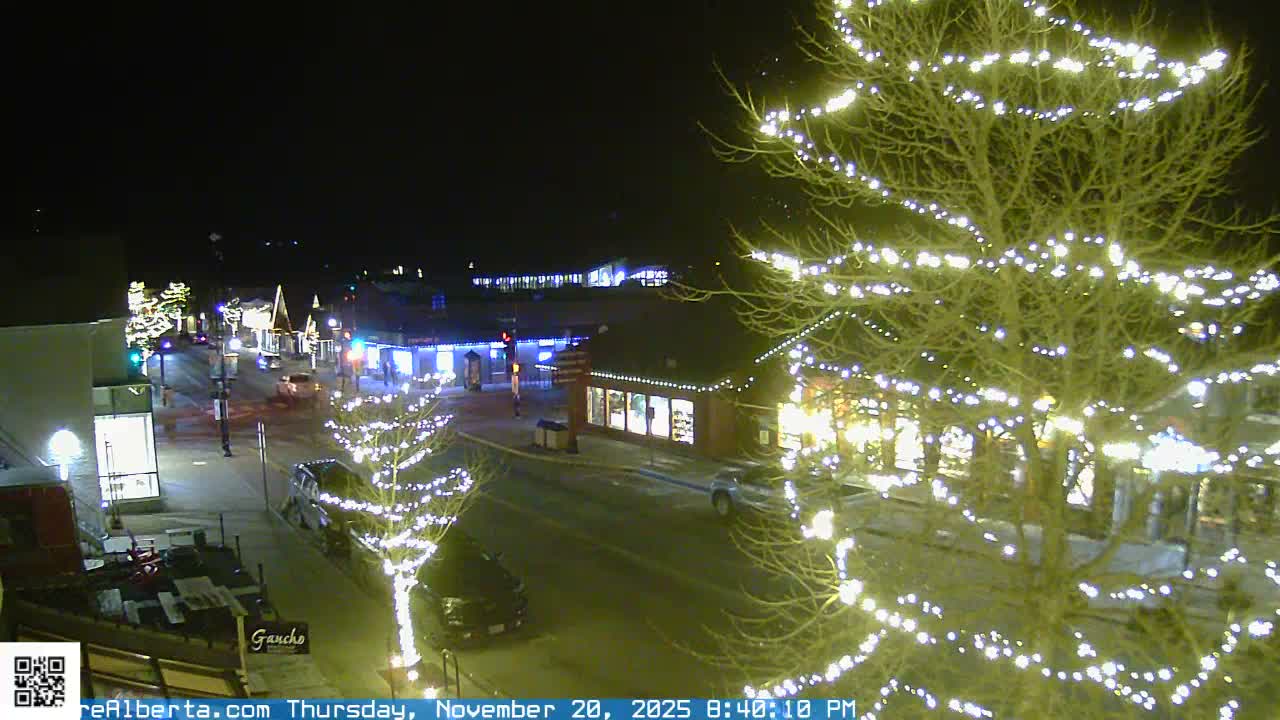 Canmore 6 th Avenue Intersection City Main St. Live Cam - Canmore, Alberta's Rockies, Alberta, Canada