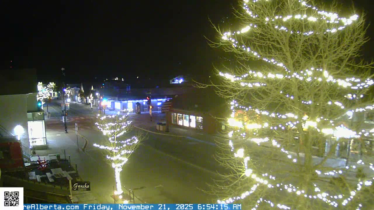 Canmore 6 th Avenue Intersection City Main St. Live Cam - Canmore, Alberta's Rockies, Alberta, Canada