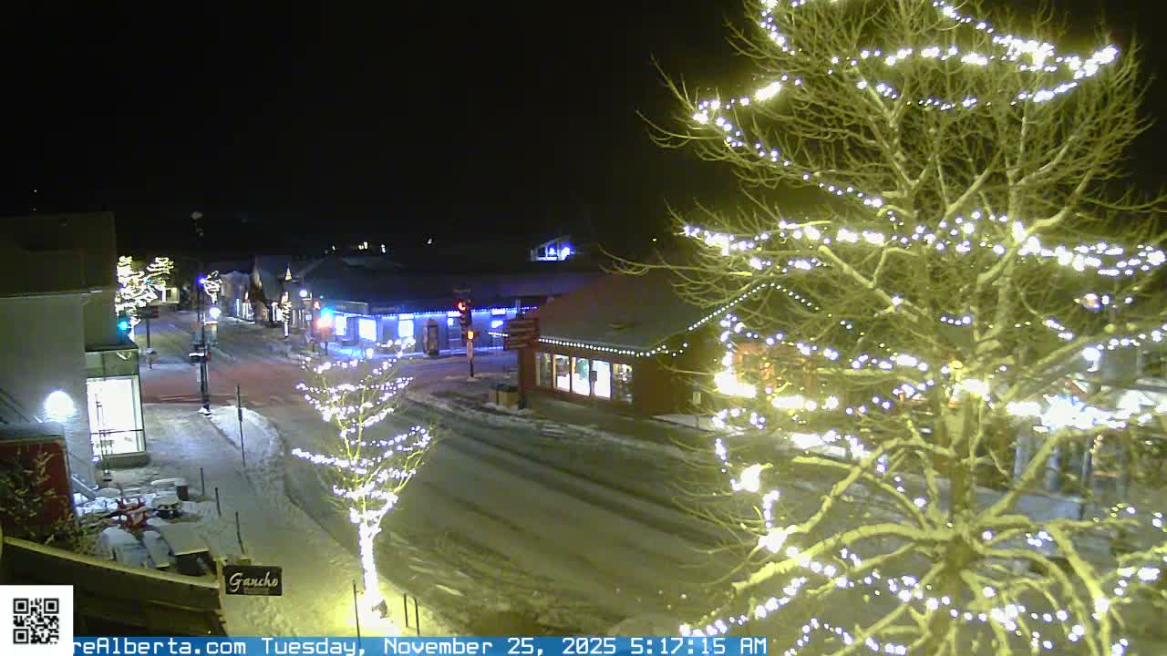 Canmore 6 th Avenue Intersection City Main St. Live Cam - Canmore, Alberta's Rockies, Alberta, Canada