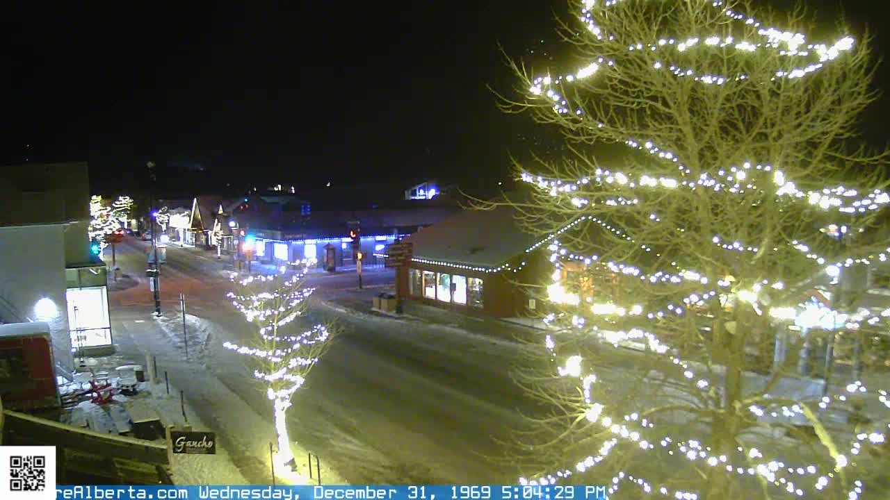 Canmore 6 th Avenue Intersection City Main St. Live Cam - Canmore, Alberta's Rockies, Alberta, Canada