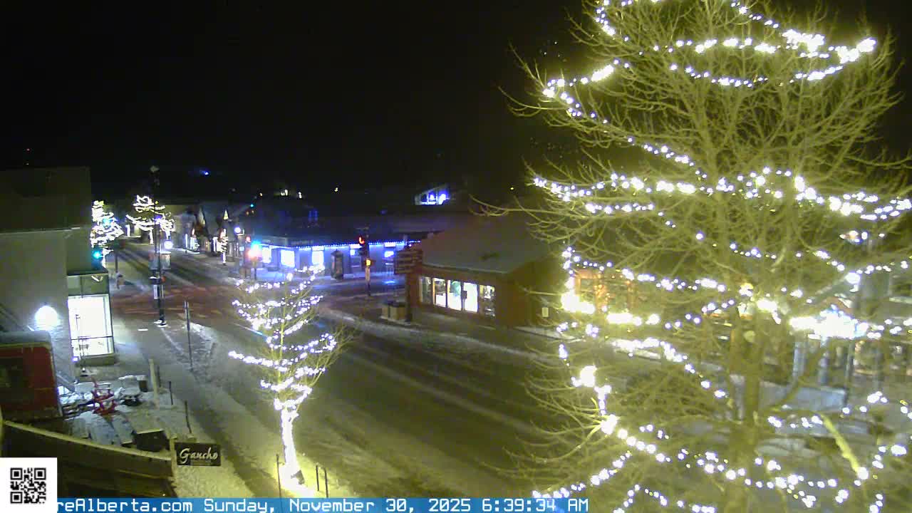 Canmore 6 th Avenue Intersection City Main St. Live Cam - Canmore, Alberta's Rockies, Alberta, Canada