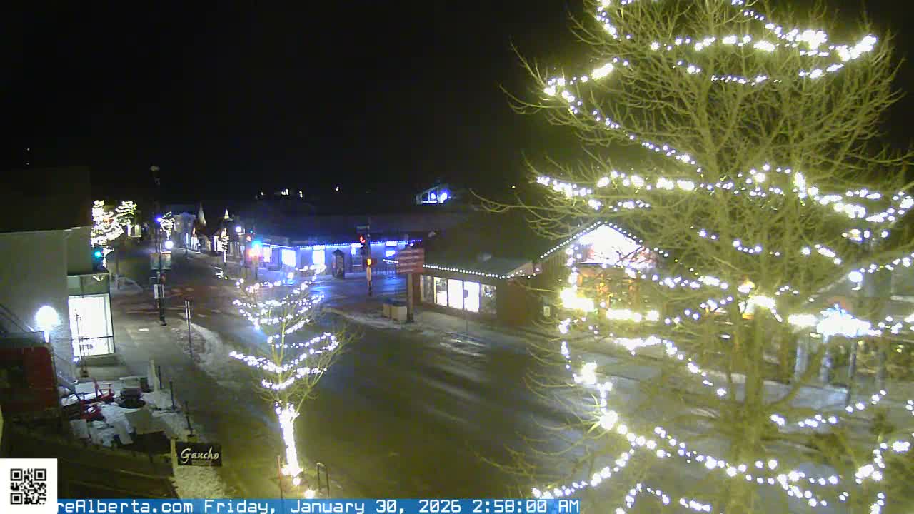 Canmore 6 th Avenue Intersection City Main St. Live Cam - Canmore, Alberta's Rockies, Alberta, Canada