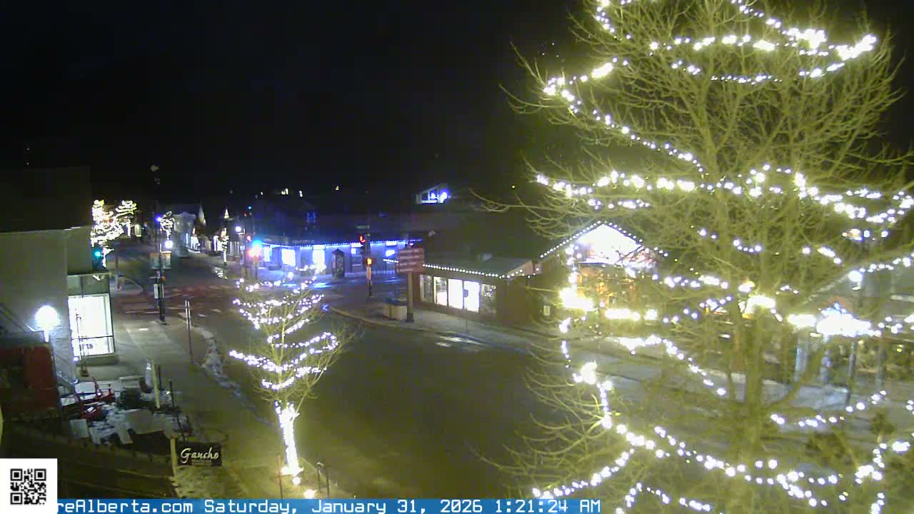 Canmore 6 th Avenue Intersection City Main St. Live Cam - Canmore, Alberta's Rockies, Alberta, Canada