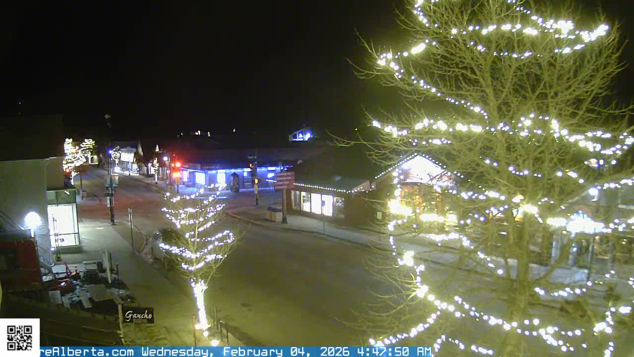 Canmore 6 th Avenue Intersection City Main St. Live Cam - Canmore, Alberta's Rockies, Alberta, Canada