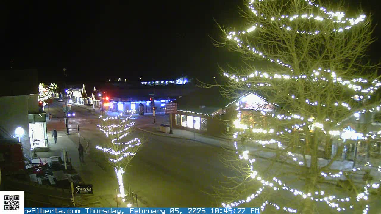 Canmore 6 th Avenue Intersection City Main St. Live Cam - Canmore, Alberta's Rockies, Alberta, Canada