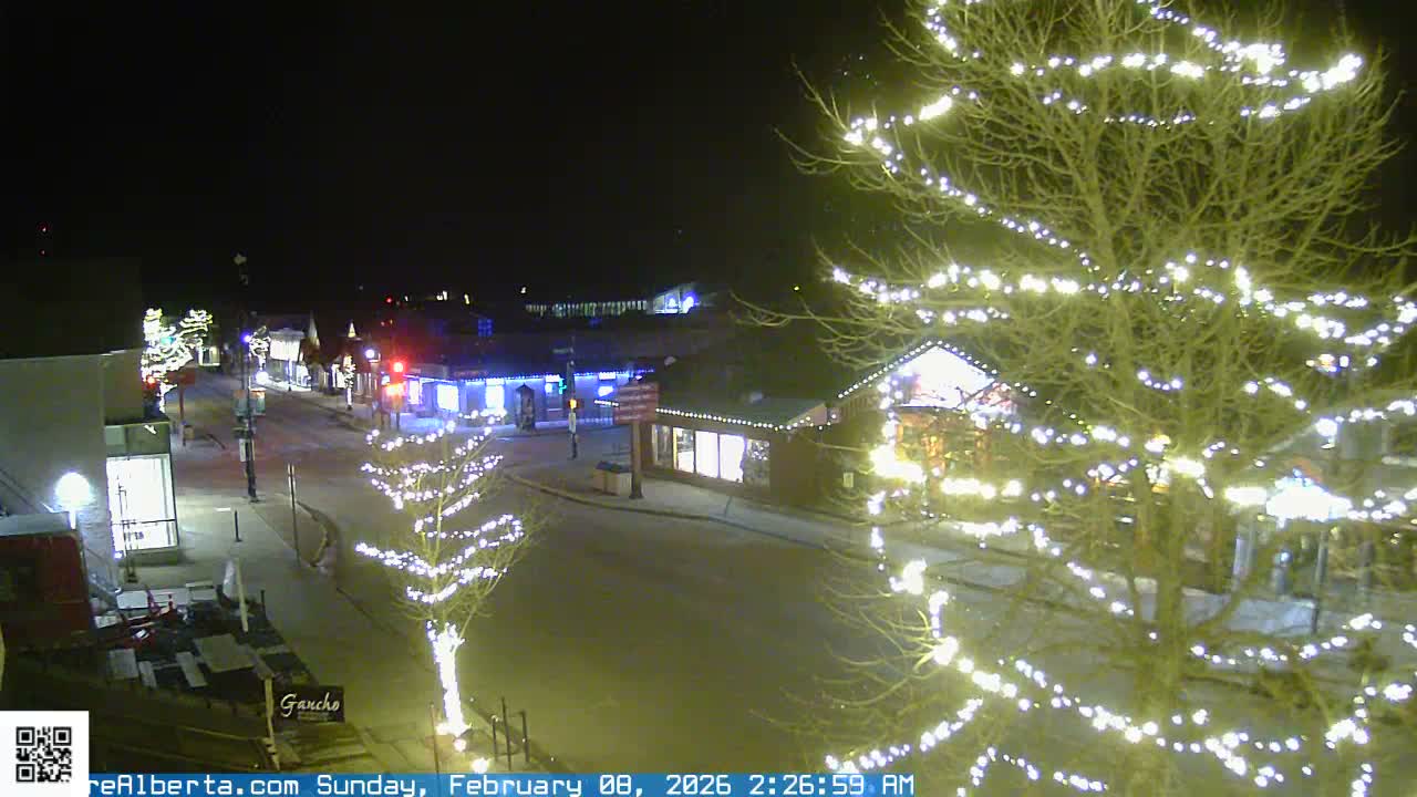 Canmore 6 th Avenue Intersection City Main St. Live Cam - Canmore, Alberta's Rockies, Alberta, Canada
