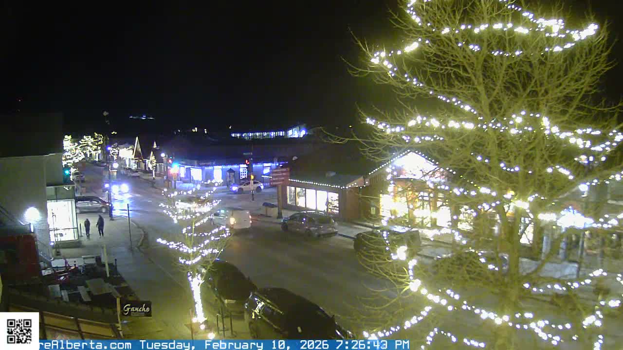 Canmore 6 th Avenue Intersection City Main St. Live Cam - Canmore, Alberta's Rockies, Alberta, Canada