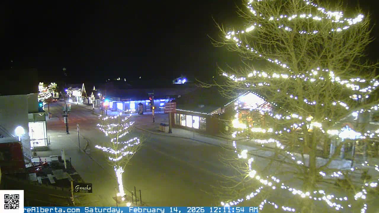 Canmore 6 th Avenue Intersection City Main St. Live Cam - Canmore, Alberta's Rockies, Alberta, Canada