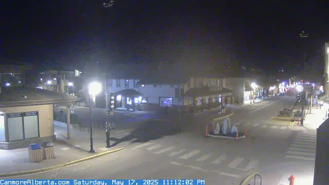 Canmore Downtown Live Cam -  Canmore, Alberta's Rockies, Alberta, Canada
