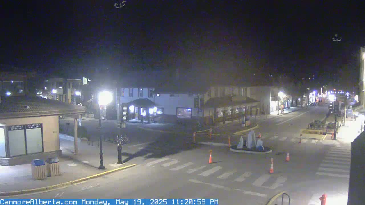 Canmore Downtown Live Cam -  Canmore, Alberta's Rockies, Alberta, Canada