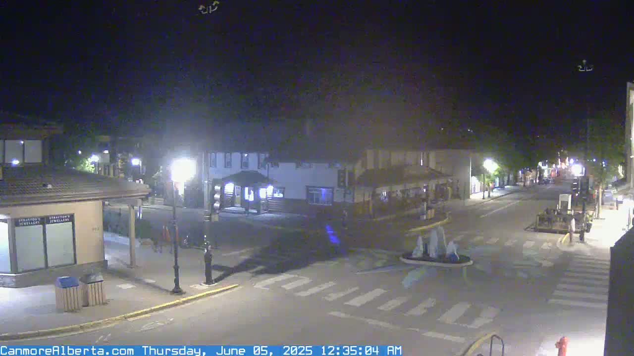Canmore Downtown Live Cam -  Canmore, Alberta's Rockies, Alberta, Canada