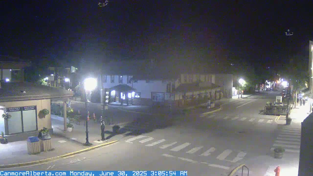 Canmore Downtown Live Cam -  Canmore, Alberta's Rockies, Alberta, Canada