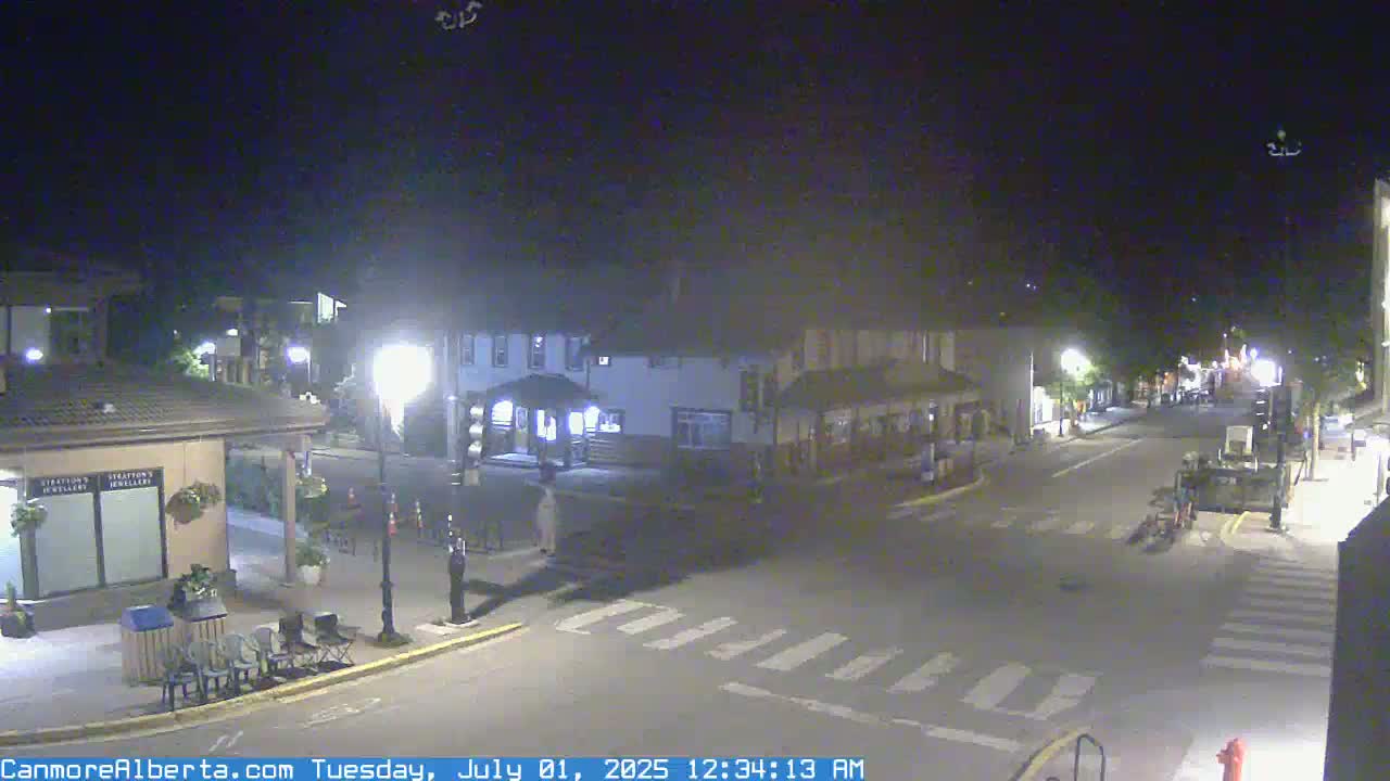 Canmore Downtown Live Cam -  Canmore, Alberta's Rockies, Alberta, Canada