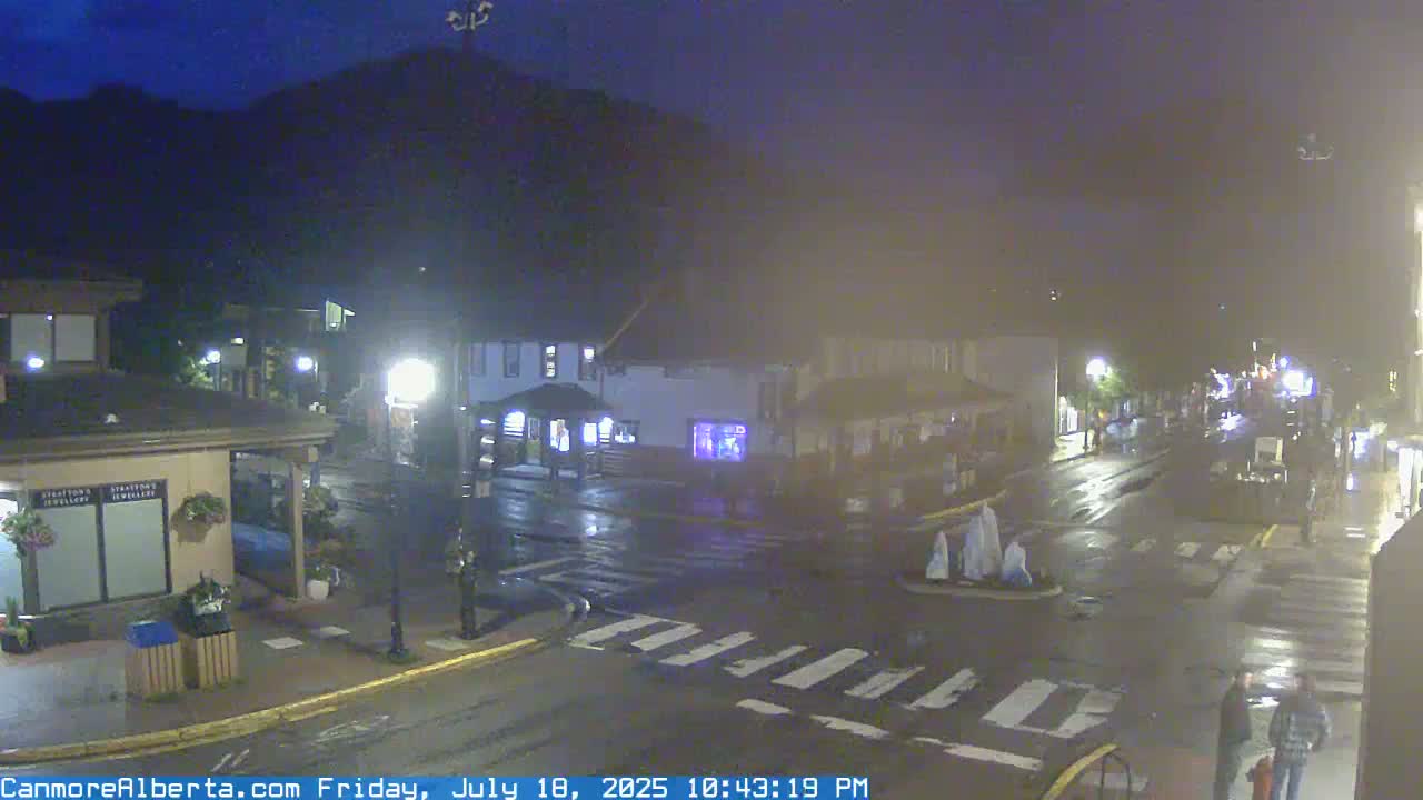 Canmore Downtown Live Cam -  Canmore, Alberta's Rockies, Alberta, Canada