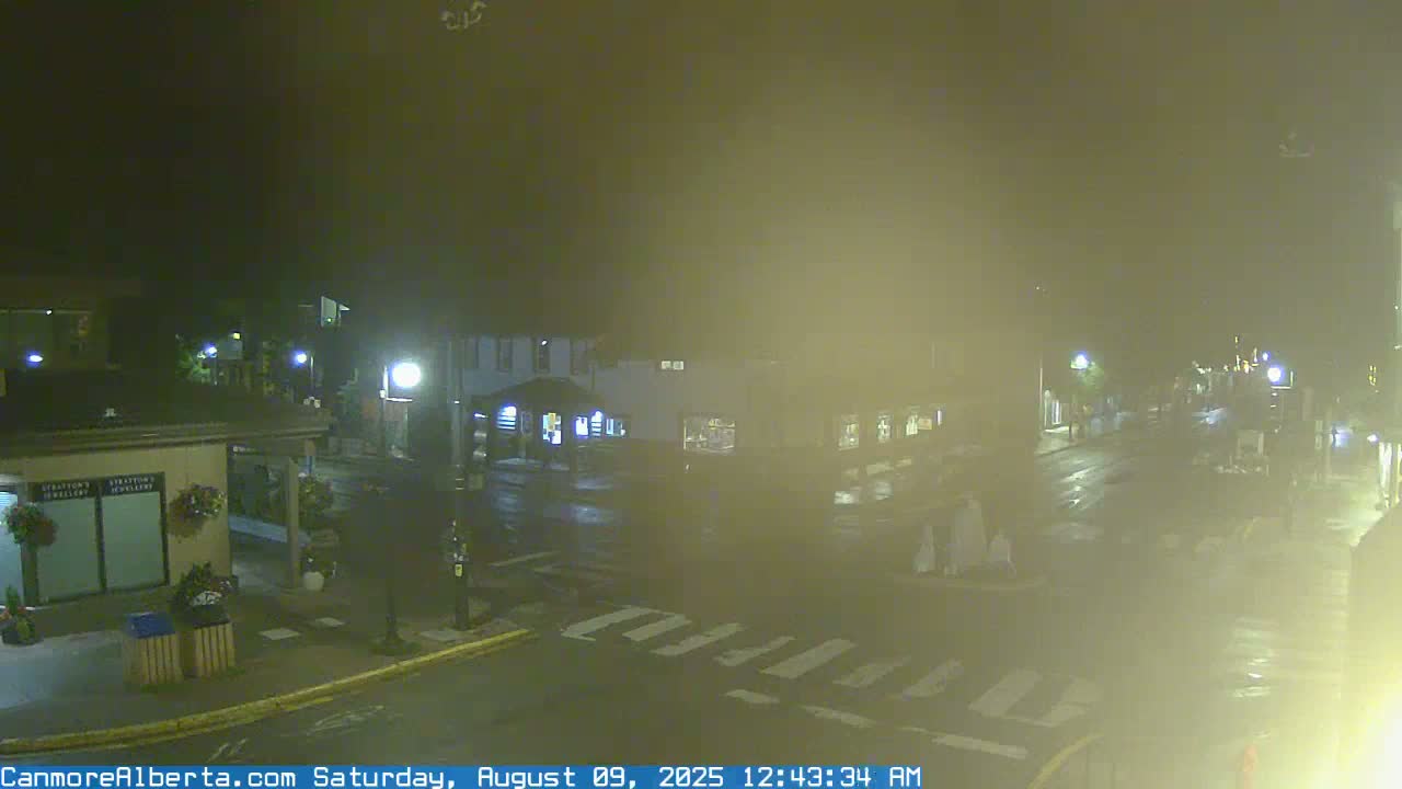 Canmore Downtown Live Cam -  Canmore, Alberta's Rockies, Alberta, Canada