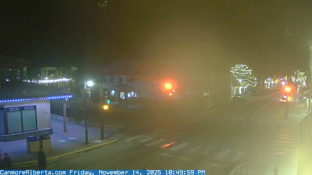 Canmore Downtown Live Cam -  Canmore, Alberta's Rockies, Alberta, Canada