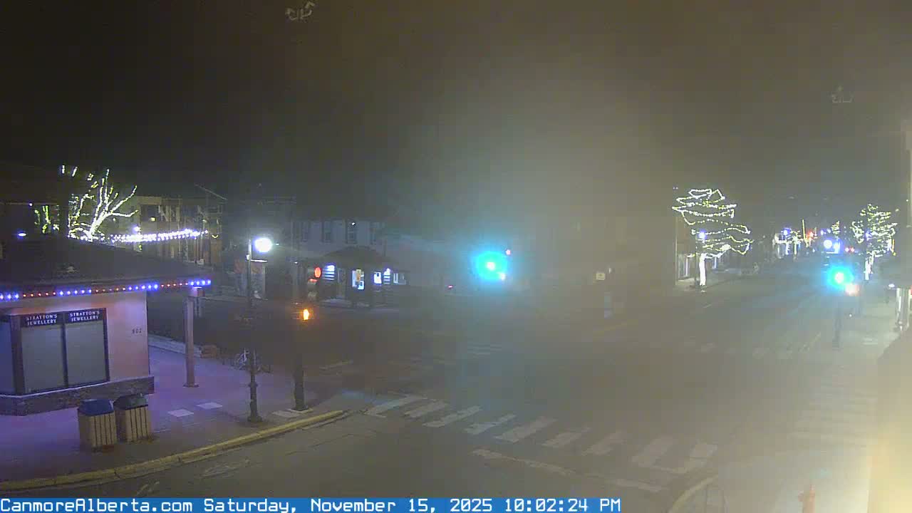 Canmore Downtown Live Cam -  Canmore, Alberta's Rockies, Alberta, Canada