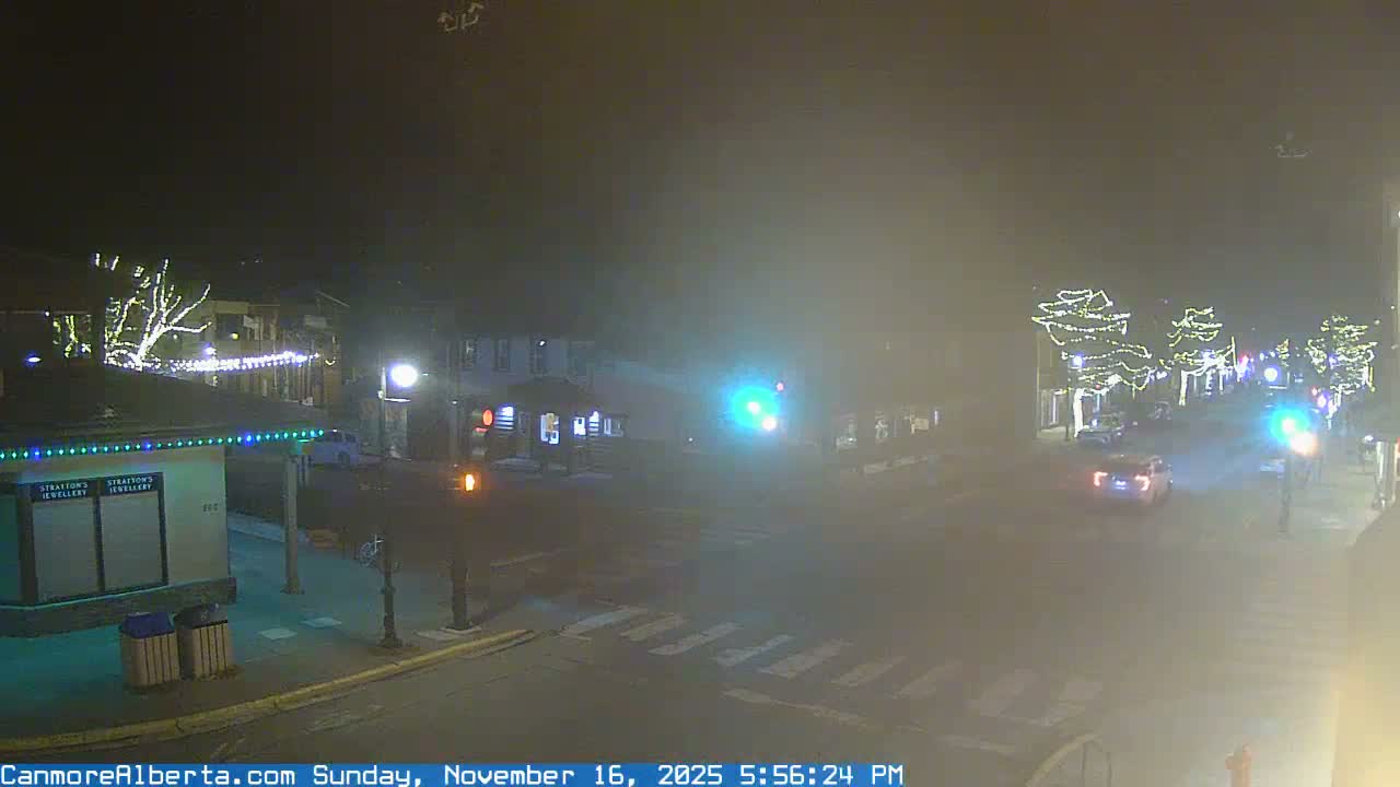 Canmore Downtown Live Cam -  Canmore, Alberta's Rockies, Alberta, Canada