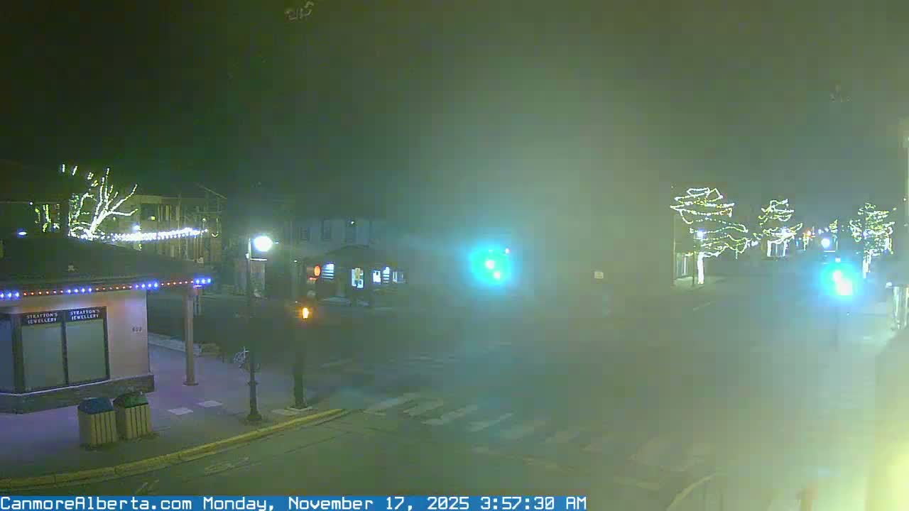 Canmore Downtown Live Cam -  Canmore, Alberta's Rockies, Alberta, Canada