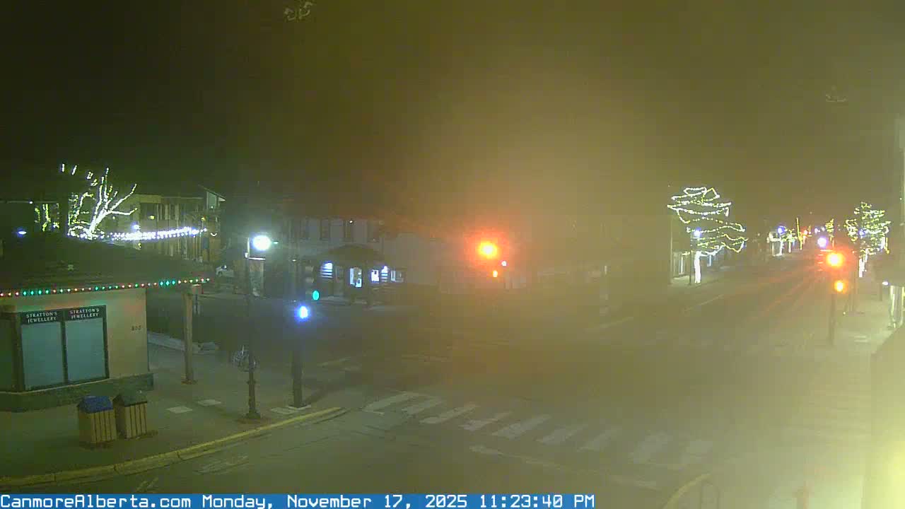 Canmore Downtown Live Cam -  Canmore, Alberta's Rockies, Alberta, Canada