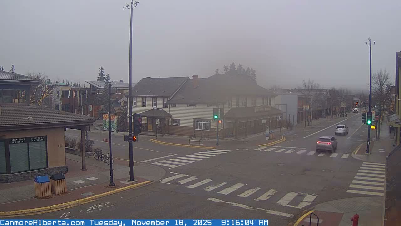 Canmore Downtown Live Cam -  Canmore, Alberta's Rockies, Alberta, Canada