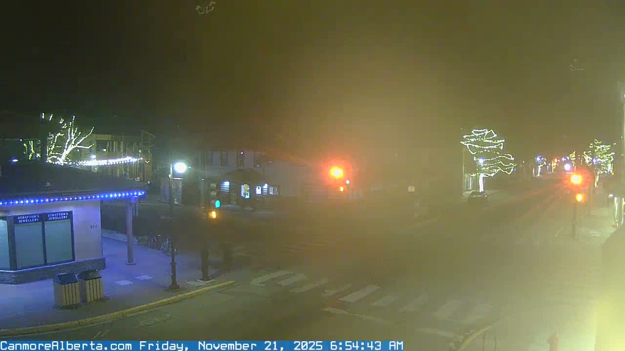 Canmore Downtown Live Cam -  Canmore, Alberta's Rockies, Alberta, Canada