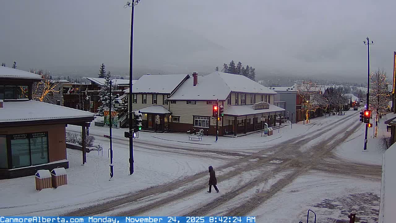 Canmore Downtown Live Cam -  Canmore, Alberta's Rockies, Alberta, Canada