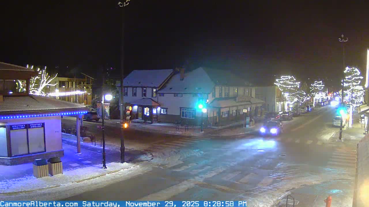 Canmore Downtown Live Cam -  Canmore, Alberta's Rockies, Alberta, Canada