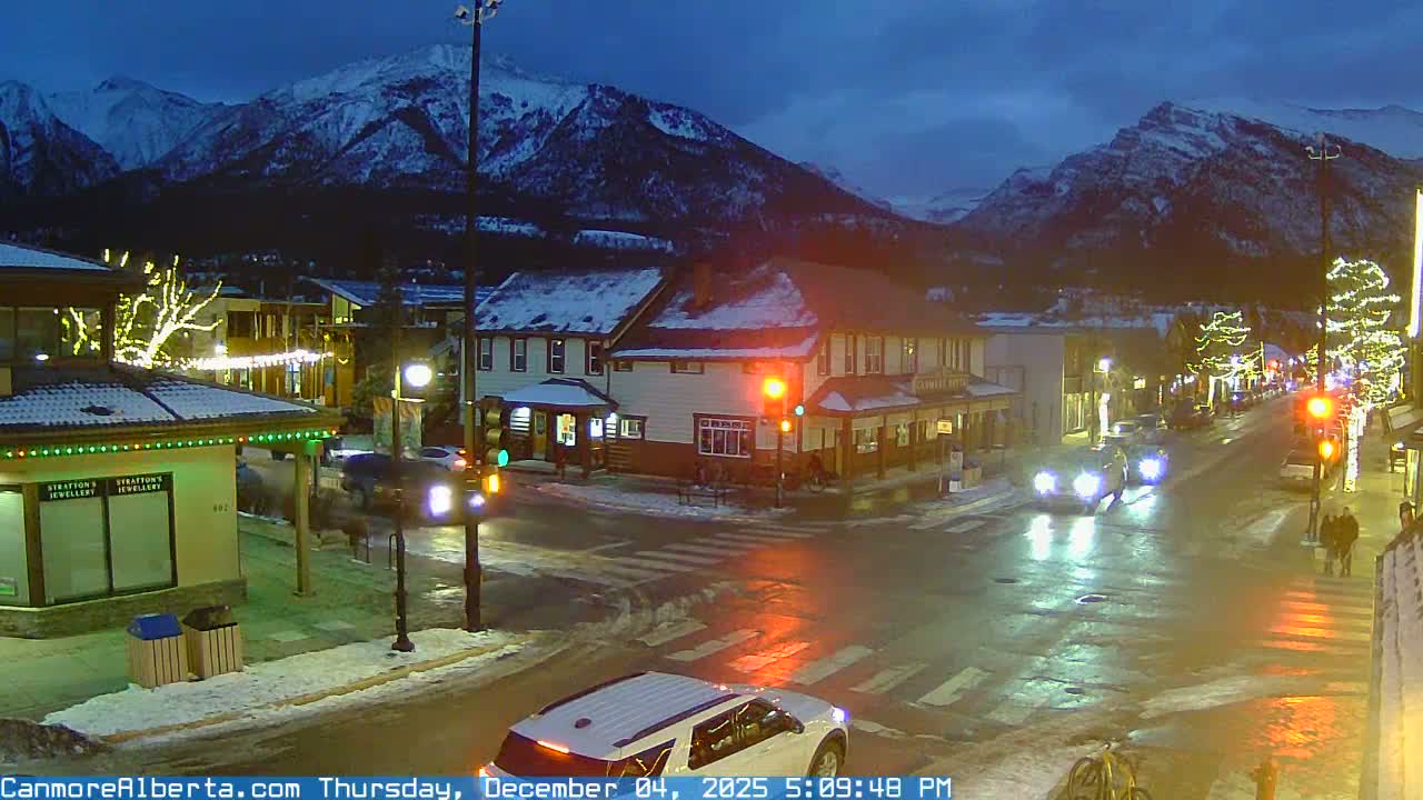 Canmore Downtown Live Cam -  Canmore, Alberta's Rockies, Alberta, Canada