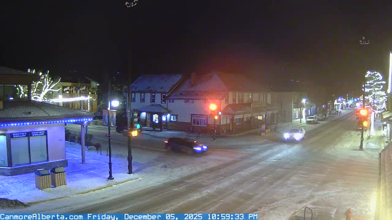 Canmore Downtown Live Cam -  Canmore, Alberta's Rockies, Alberta, Canada
