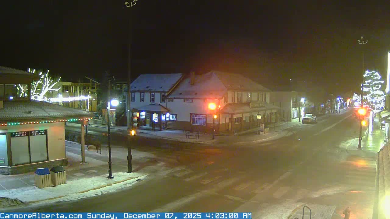 Canmore Downtown Live Cam -  Canmore, Alberta's Rockies, Alberta, Canada