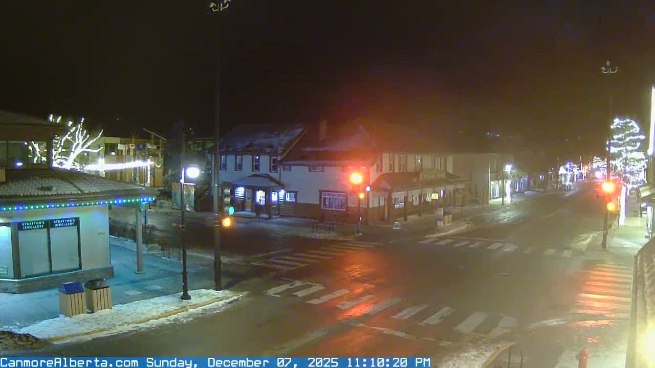 Canmore Downtown Live Cam -  Canmore, Alberta's Rockies, Alberta, Canada